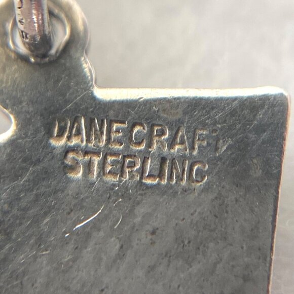VTG Signed Danecraft Sterling Silver Atlanta Savannah Macon Georgia State Charm - Picture 6 of 16